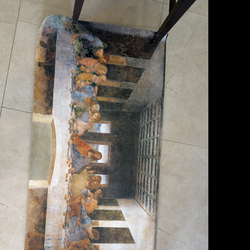 Da vinci Last supper poster from Italy 55x28inc