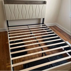 TWIN Bed with Storage And Power Outlets. New In Box.