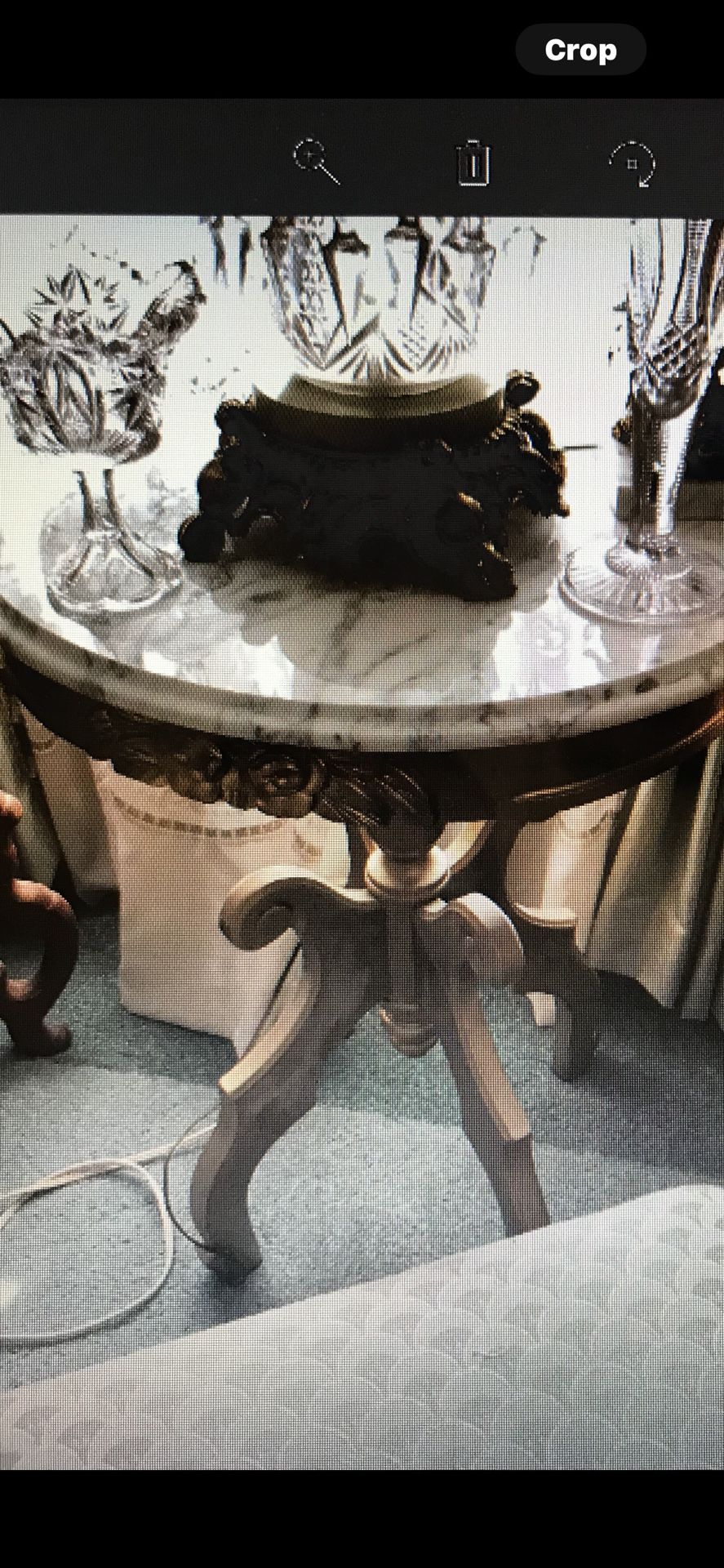 Antique Marble Table
