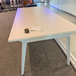 Large White Desk