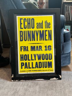 Echo and the Bunnymen Concert Poster