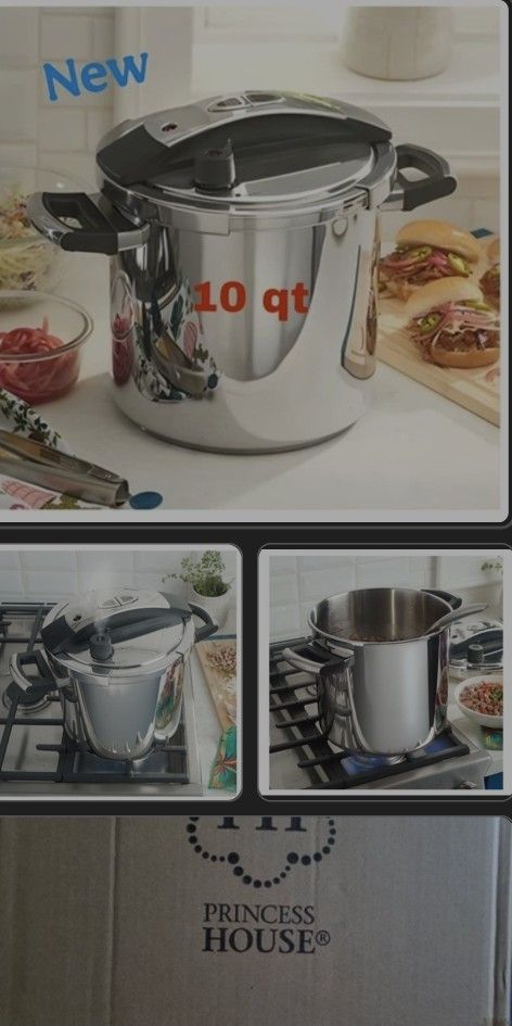 Princess House. Olla De 10 Qt. Olla A Presion