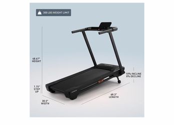 Nordic track t series 5 treadmil used