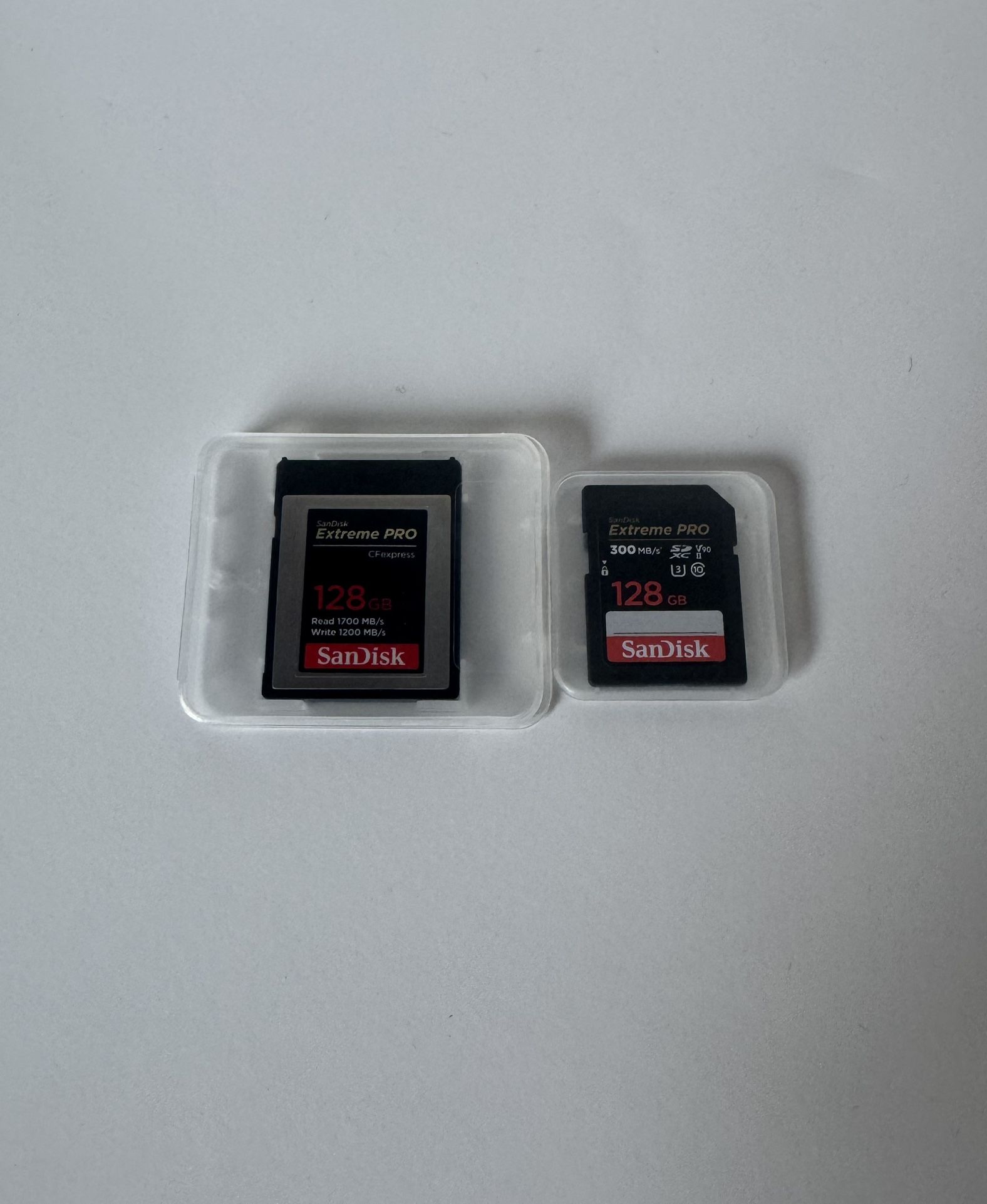 CF Express Type B & Sandisk Extreme Pro