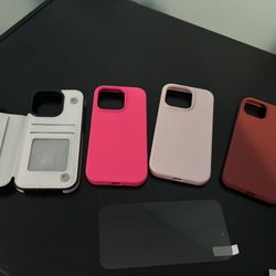 Assorted 14 Pro Phone Cases 