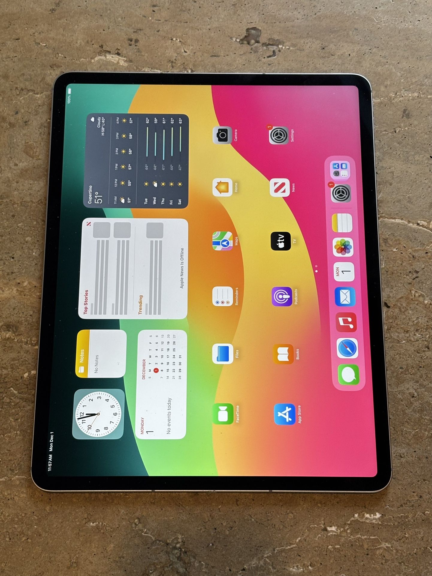 iPad Air 13inch M2 Processor 128GB WiFi Plus Cellular + Smart Case Apple Original