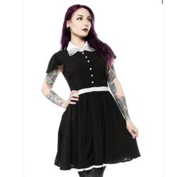 Sourpuss Spiderweb Lydia Dress