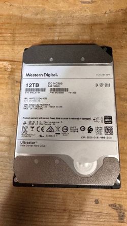 Western Digital DC HC520 12TB 3.5 SAS HDD (HUH721212AL4200)