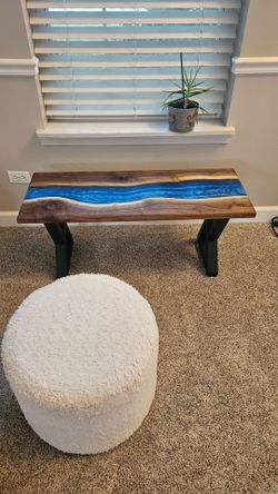 💙Black Walnut Epoxy River Pour 💙