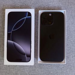 iPhone 16 Pro Max 256GB Black Titanium