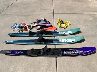 Water skis and equipment