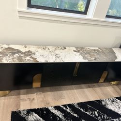 Marble/gold Tv Console Table 