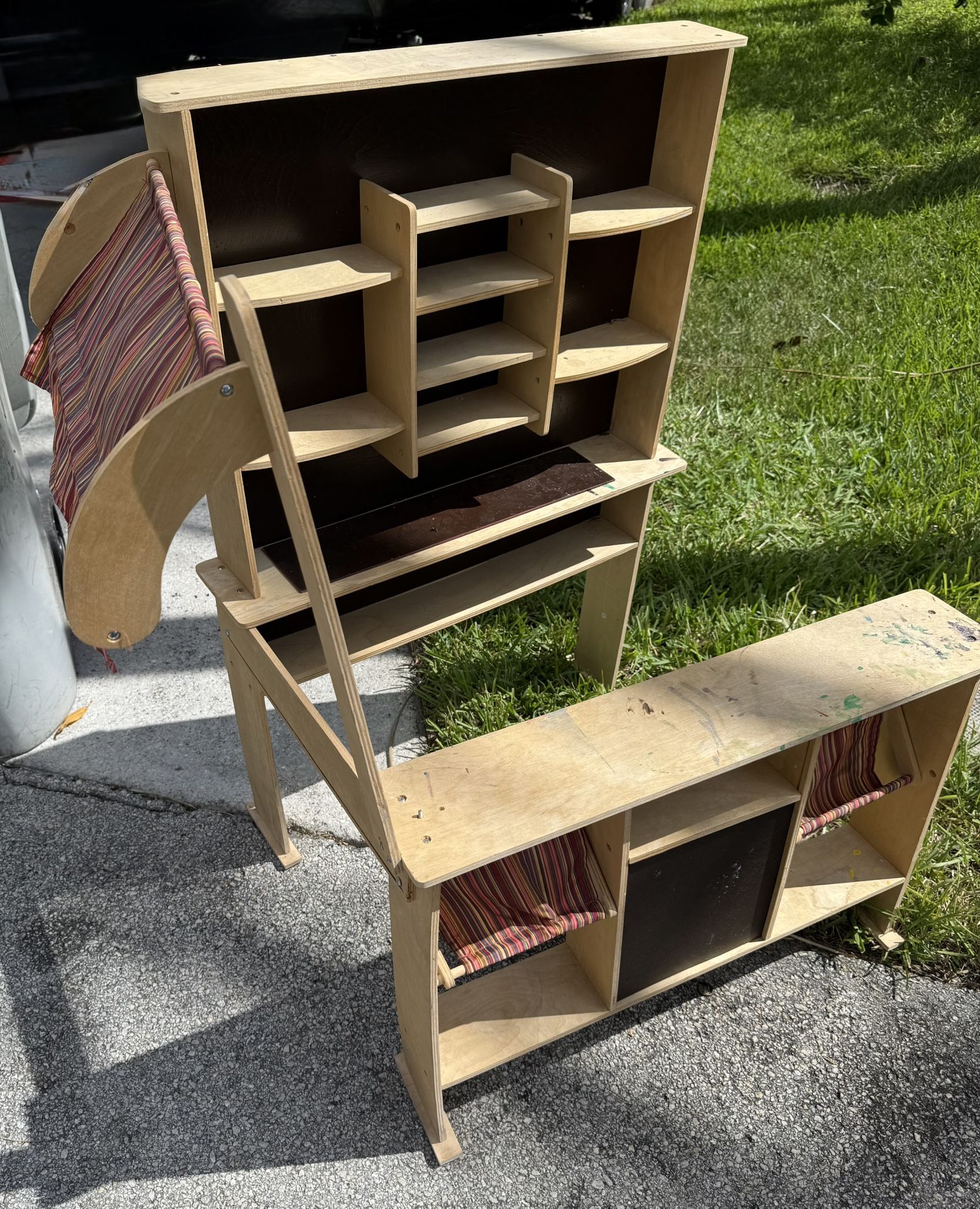 Kids Wooden Pretend Store Playset 