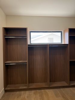 Built-In Wardrobe Closet System Wood