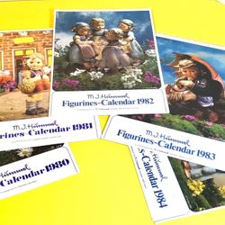 Collectible Set Of 5 Hummel Calendars