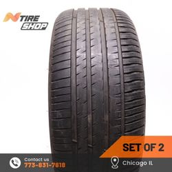 Pair of 2 Take Off Summer  245/40ZR20  99Y  Michelin  Pilot Sport EV LM1 Acoustic