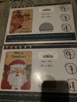 Latch Hook Christmas Kit Ages 6+