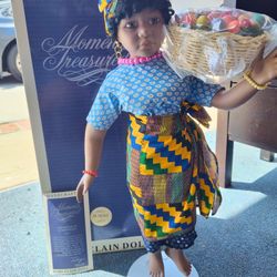 Vintage Jamaican Porcelain Doll