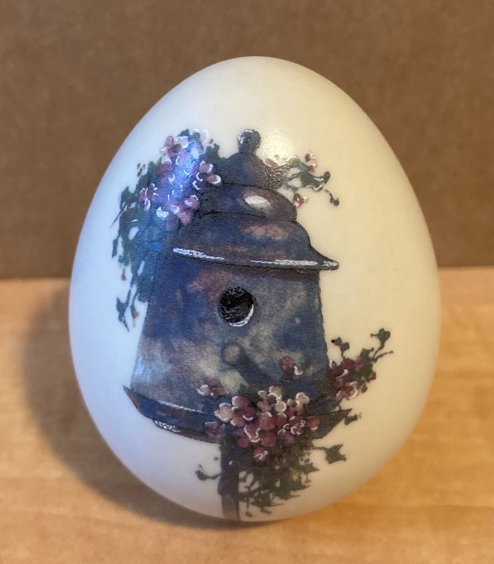 Eggzakly Porcelain Egg