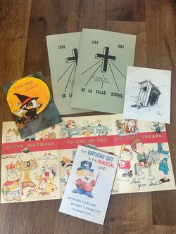 Vintage 1970s–1980s Paper Ephemera Lot School Bowling Graduation Programs Cards Documents
