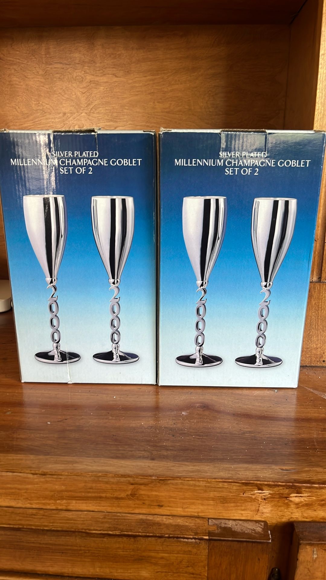 Millennium Champagne Goblet Year 2000