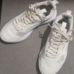 Vans Womens Size 6.5, White 