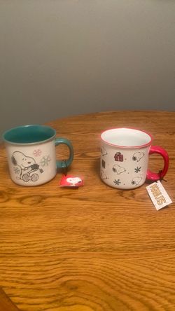 Snoopy Christmas Large coffee mugs