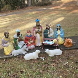 Vintage Outdoor Christmas Blow Molds
