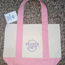 Light Pink Trader Joe's Mini Tote Bag!