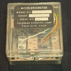 Vintage Palomar Scientific Accelerometer Palo Alto, California 1960s Aerospace