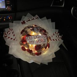 You light up my world bouquet 