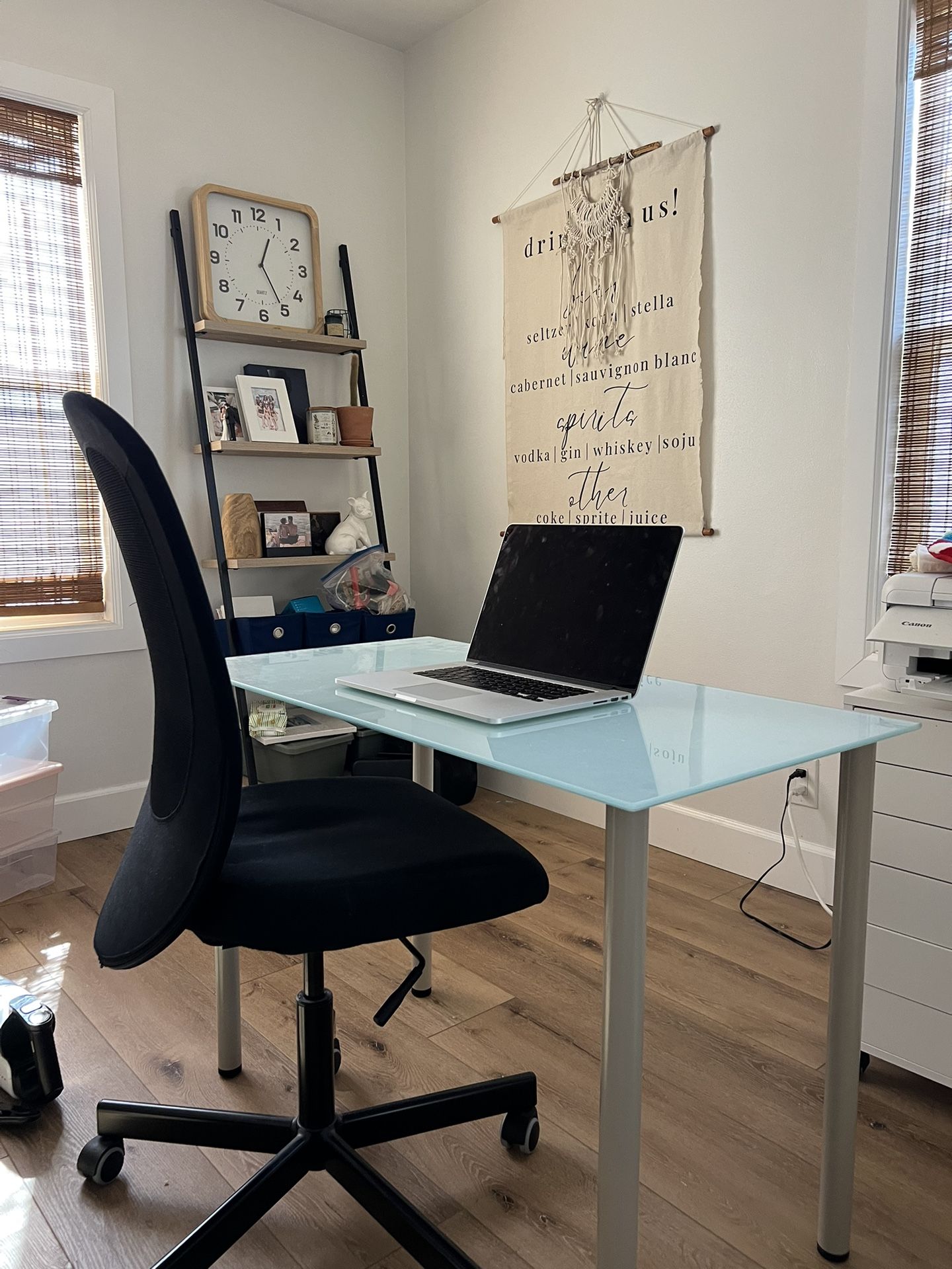 Glass Desk