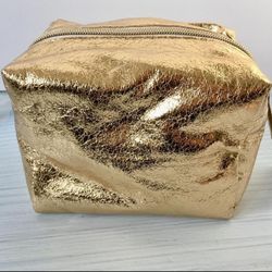 Gold Cosmetic Bag 