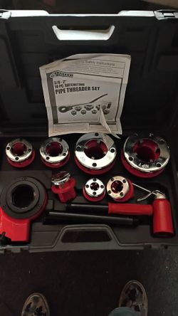 Central Machinery 3/8-2" 10 PC Ratcheting Pipe Threader Set