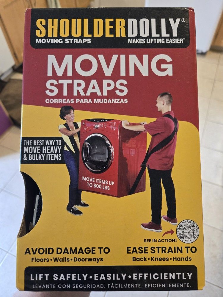 Shoulder Dolly Moving Straps