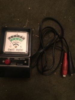 A SEARS DWELL METER USED IN GOOD CONDITION $15.00