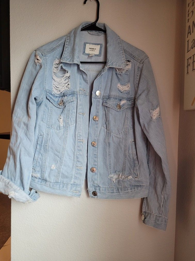 Forever 21 Light Denim Jacket 