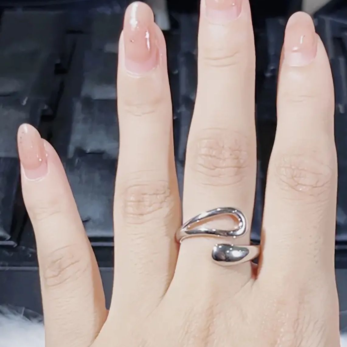 Adjustable Opening 925 Silver Ring