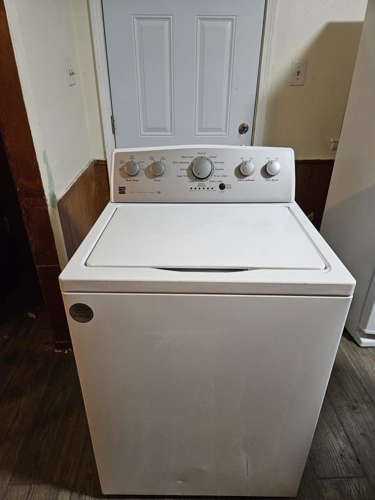 KENMORE WASHER GOOD CONDITION LARGE CAPACITY HEAVY DUTY DELIVERY AVAILABLE FOR EXTRA FEE WE DO REPAIRS