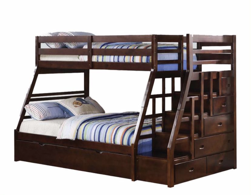 Bunk Bed Full bottom/twin Top Real Wood