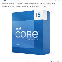 Intel Core i5-13600K Desktop Processor 