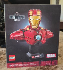 Lego 7627 Infiniti Saga Iron Man MK4 bust Marvel New!