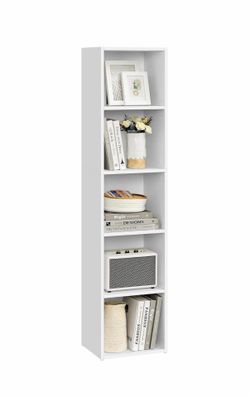 5-Tier Bookcase, Book Shelf, Open Storage