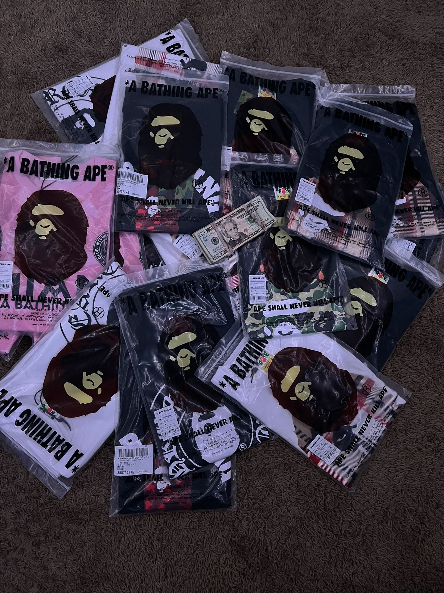 Bape Tees. back to school sell come shop🛍️