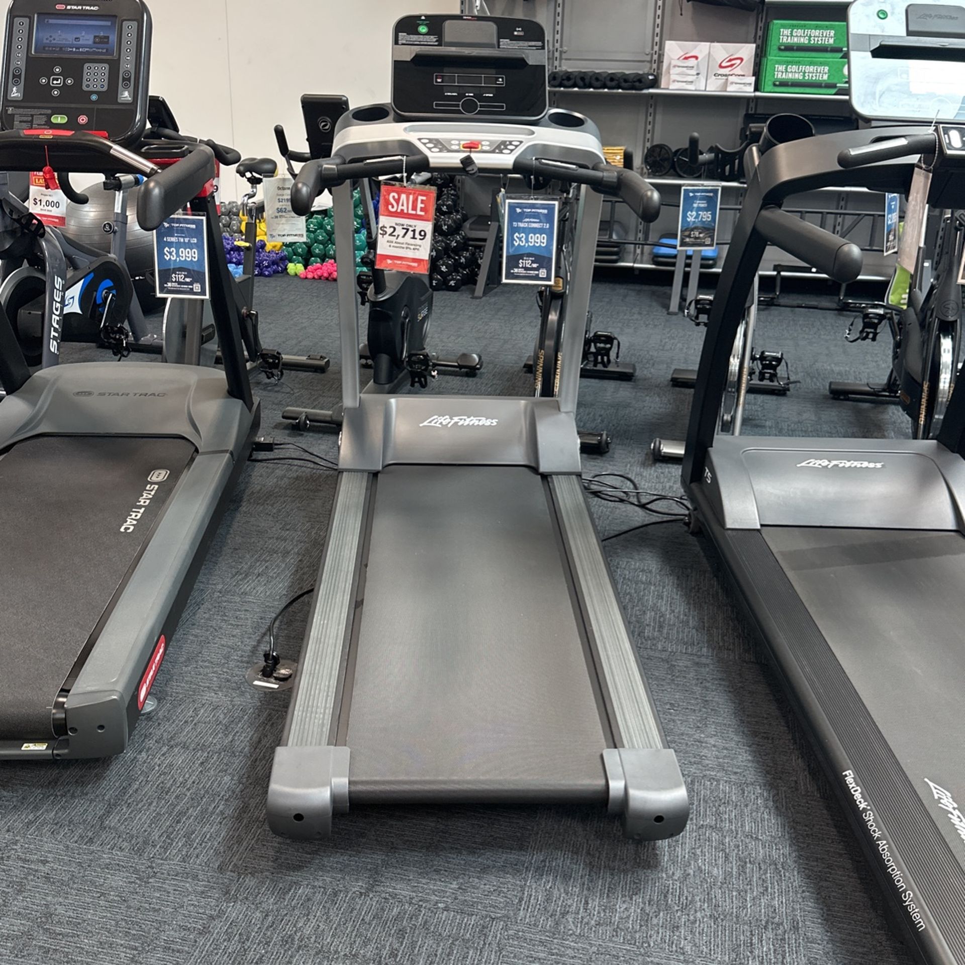 New Life Fitness Treadmill 