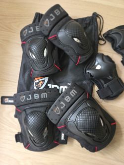 NEW JBM 6-Piece Knee Elbow & Wrist Protective Gear Set