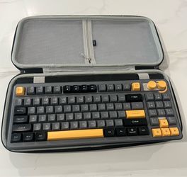 SOLAKAKA SK90 75% Wireless Gaming Keyboard - 4000Mah Tri-Mode (BT5.0/2.4G/USB-C) Comes New Keyboard Case