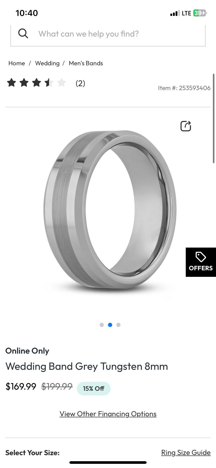 Men’s Wedding Band