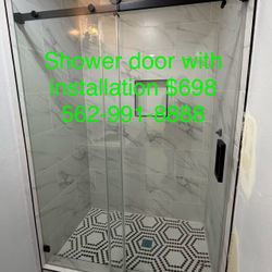 Frameless Shower Glass Door 