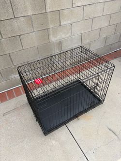 2 door metal animal cage